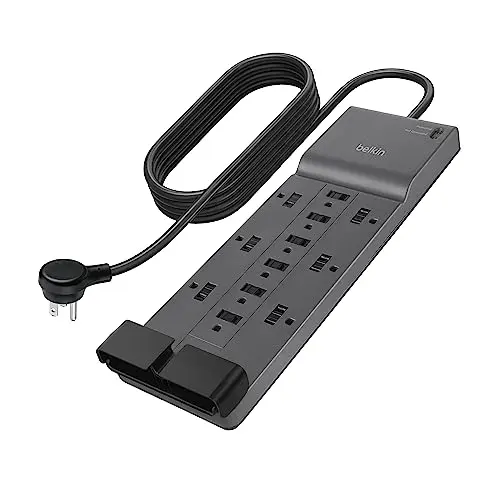 Heavy-Duty, 3940 Joules, 8ft Flat Plug