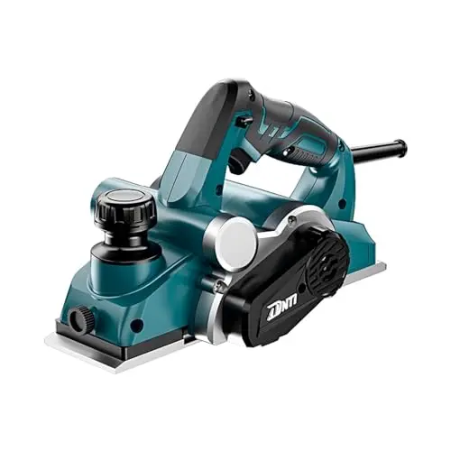 DNTI corded electric hand planer cutting wood