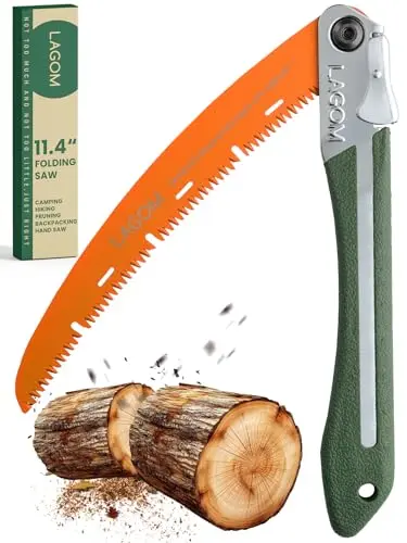 Ergonomic 11.4" Curved Survival Saw