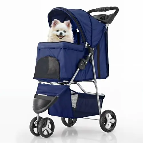Foldable Jogger for Small/Medium Pets