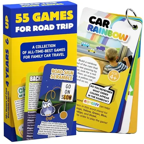 55 Game Card Pack for Kids & Adults
