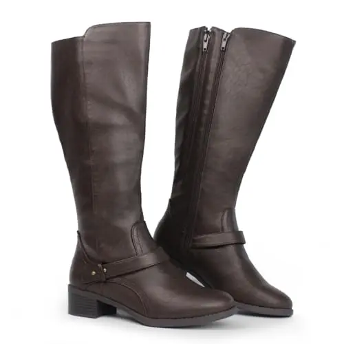 Wide Calf Stylish Riding Boot