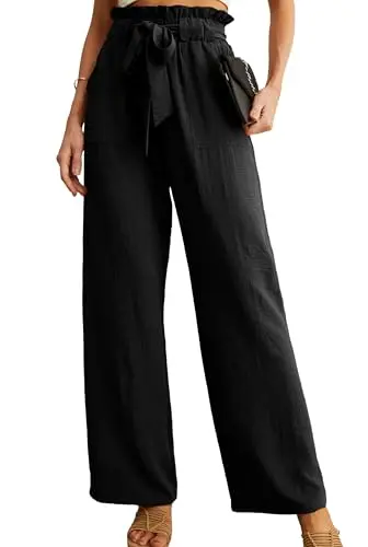 High Waist Adjustable Tie, Pockets, XL