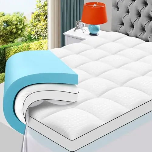 4" Mattress Topper with Pillow Top - King