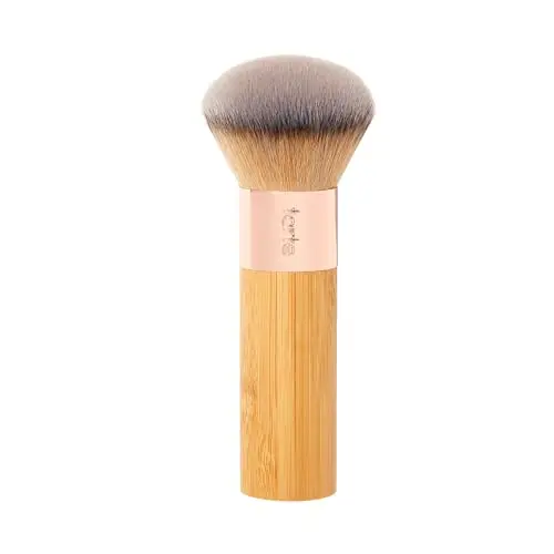 Fluffy dome brush for airbrushed finish