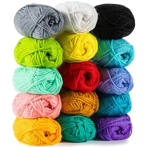 MAQIHAN acrylic yarn multi-color pack