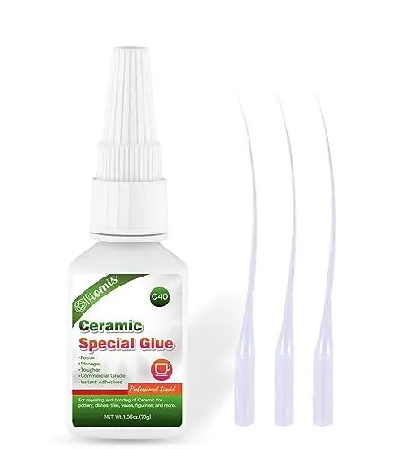 Viomis ceramic glue bottle with precision tips