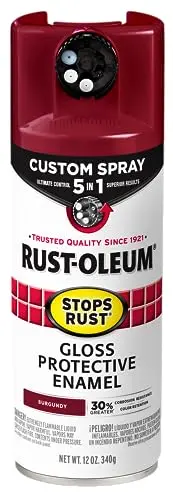 Rust-Oleum Stops Rust Custom Spray 5-in-1 Spray Paint in Gloss Burgundy