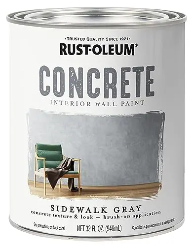 Rust-Oleum concrete interior wall paint can for cellar walls