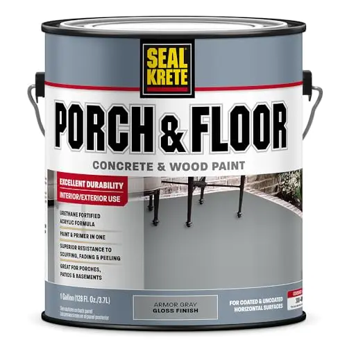 Rustoleum Seal Krete Porch and Floor Paint in Armor Gray