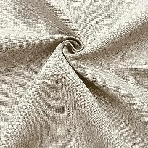 Barcelonetta natural linen-rayon blend fabric texture