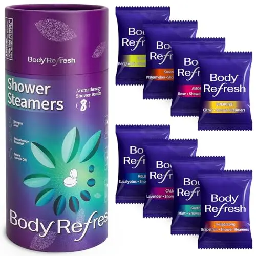 Aromatherapy Shower Bombs - 8 Scents, Spa Set