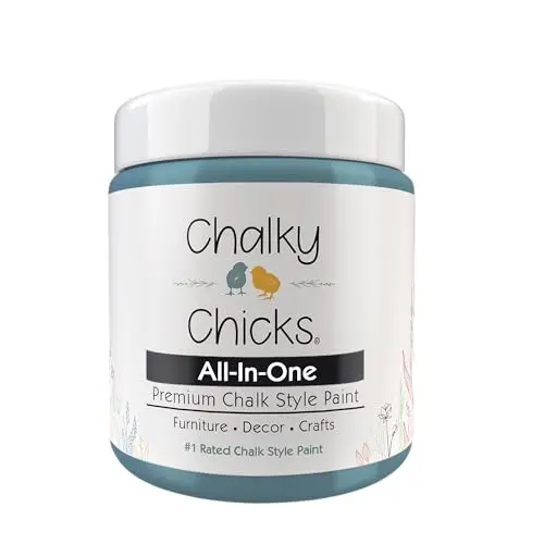 Chalky Chicks All-in-One Chalk Paint for Furniture in Y Blue color
