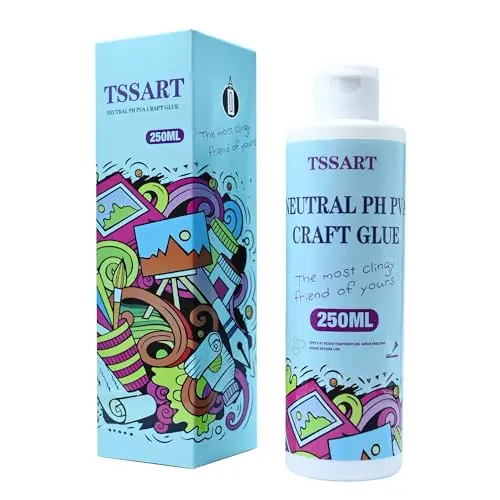 TSSART acid-free PVA glue for paper arts and collage