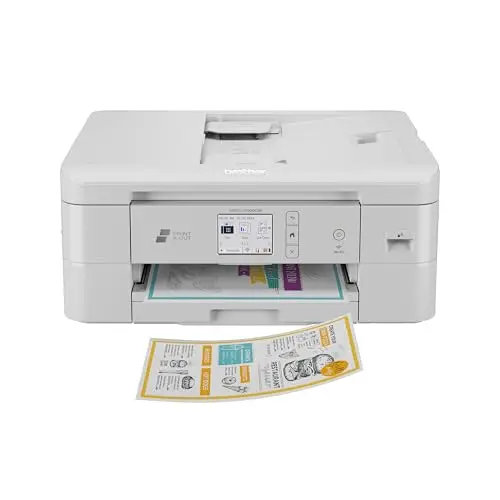 Brother J1800DW wireless all-in-one color inkjet printer with auto paper cutter