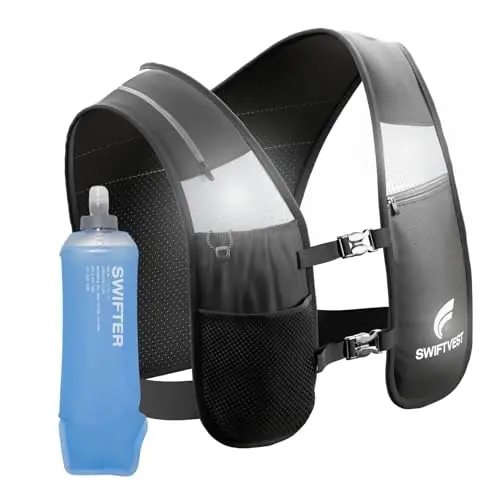 Phone Holder & 6 Pockets + 500ml Bottle