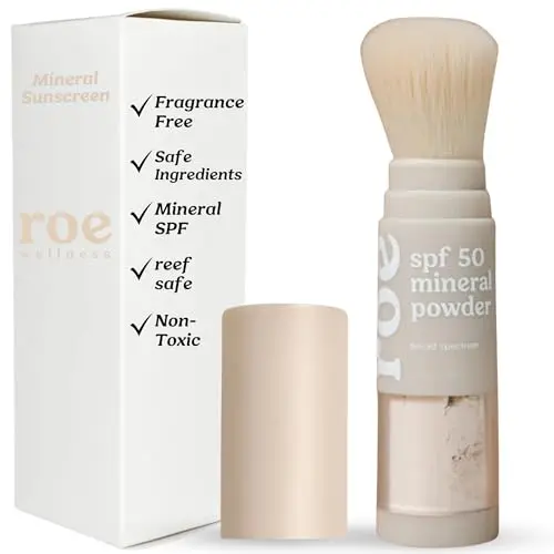 Easy-to-apply brush-on mineral powder
