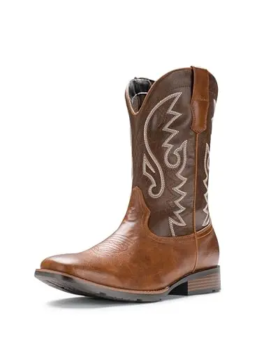 Wide Square Toe Fashionable Pull-On