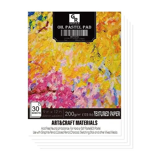 GR DZPLUS heavyweight pastel paper pad showing ivory colored sheets
