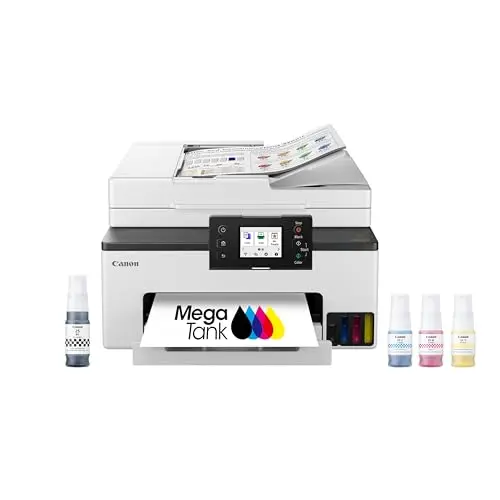 Canon MegaTank MAXIFY GX2020 all-in-one printer with touchscreen