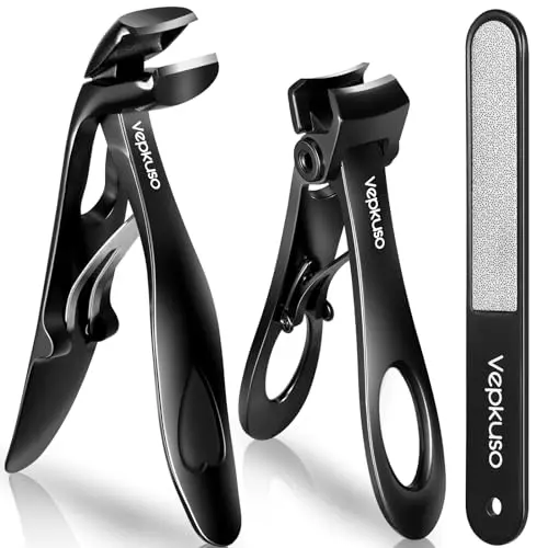 Wide Jaw Clippers & Fingernail Duo Kit