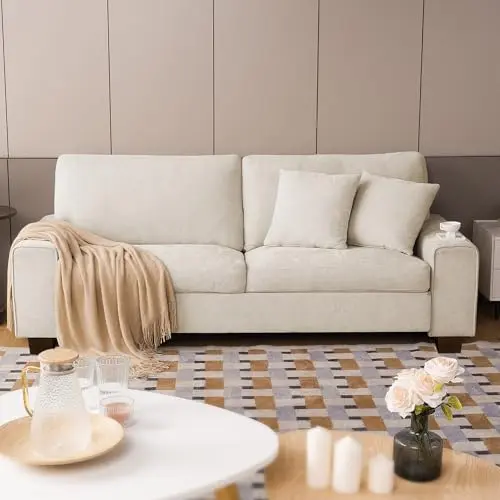 Chenille Recliner, Deep Seating