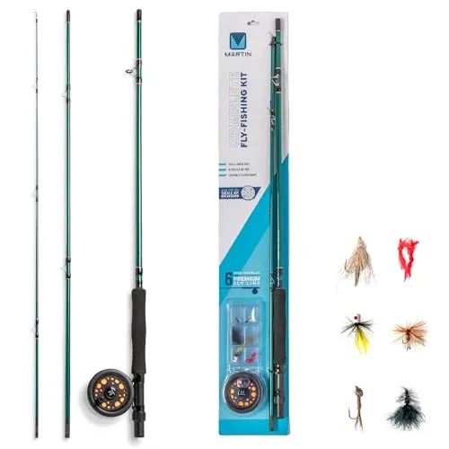 Reliable 8' Moderate Action, Pre-Spooled, 6 Flies