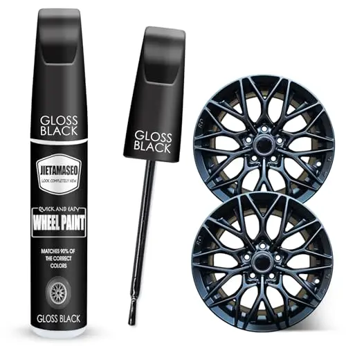 JIETAMASEO gloss black wheel touch up paint