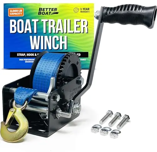 Heavy-Duty Hand Winch 2,000 lbs