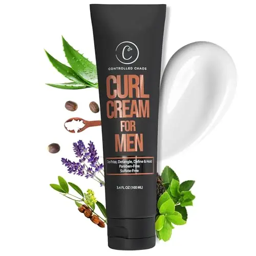 Organic Styling Cream for Men's Curls & Waves