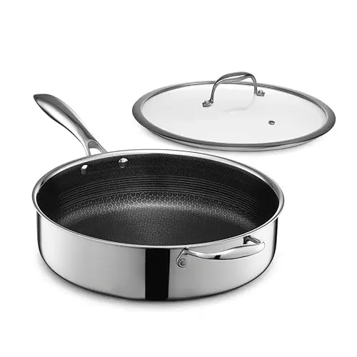 Hybrid Nonstick Deep Sauté with Lid