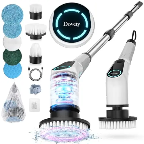 Cordless Power Brush with 8 Attachments