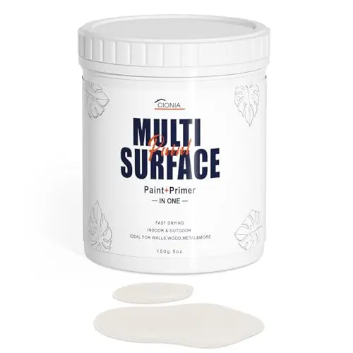CIONIA ivory white multi-surface paint in small container