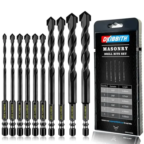 DKIBBITH hex shank drill bits compatible with impact drivers