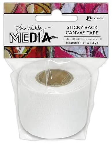 Dina Wakley media sticky back canvas tape for art