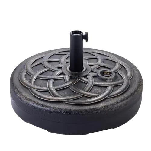 C-Hopetree water fillable umbrella base in bronze with adjustable holder