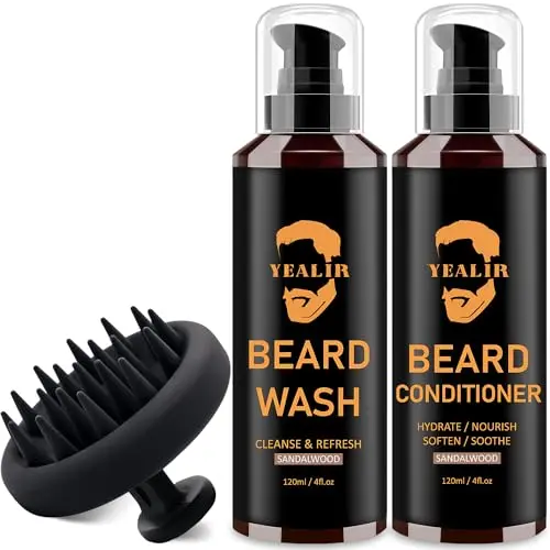 w/ Brush, Argan & Jojoba Oils, 2 x 4 oz