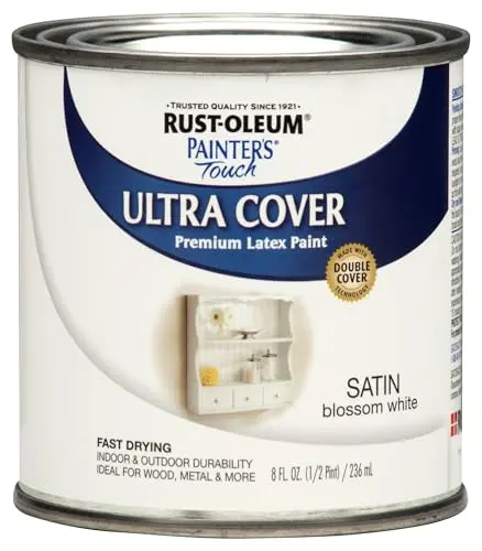 Rust-Oleum Painter's Touch Latex Paint in Satin Blossom White