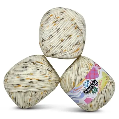 KnitPal Painted Wool yarn in sugar and spice color