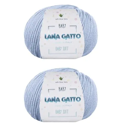 Kalapanta Merino Wool Yarn with Aloe Vera in Light Blue