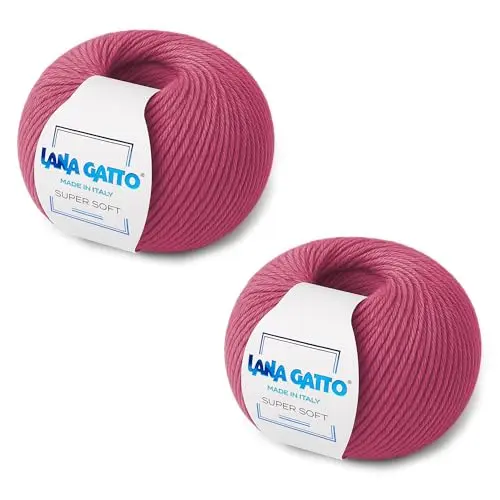 Kalapanta Merino Wool Yarn in Pink color