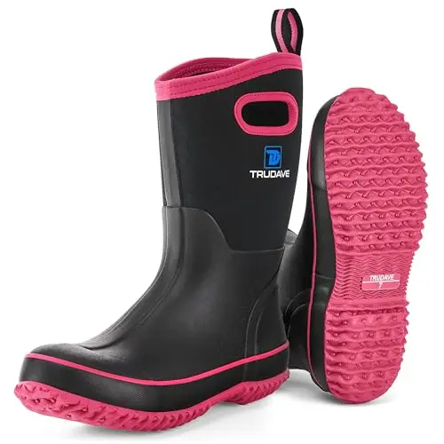 Insulated Mid Calf Rain Boots