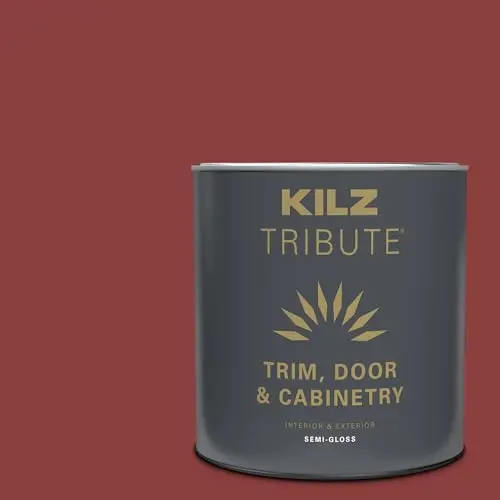 KILZ Tribute exterior door paint in semigloss finish