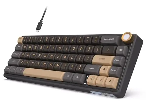 Wired 60% Mechanical, Volume Knob, QMK/VIA