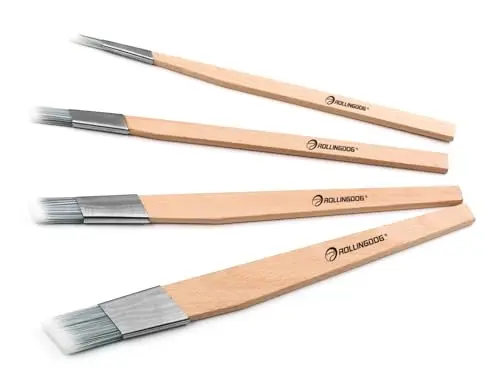 ROLLINGDOG trim brush 4-piece detail set for edging