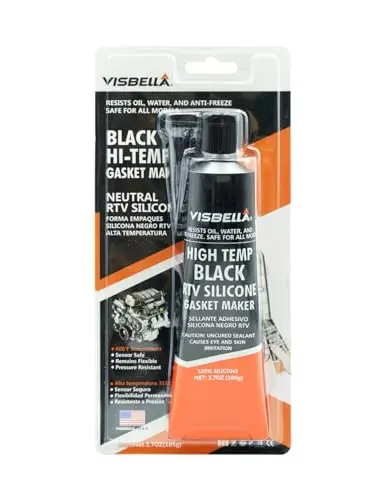 Visbella high temperature RTV silicone gasket maker black tube