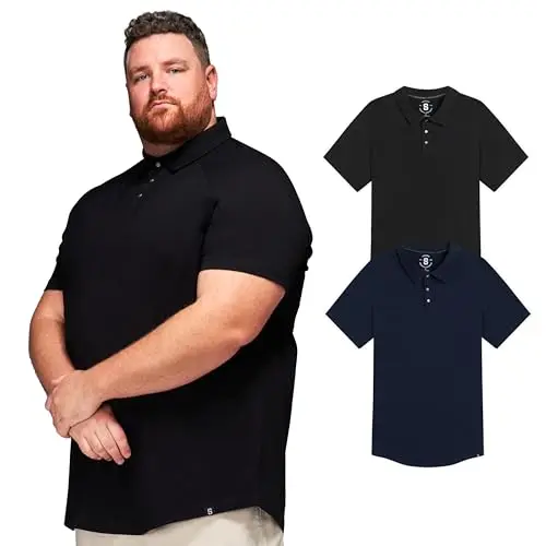 Premium Stretch Polo for Big & Tall Men