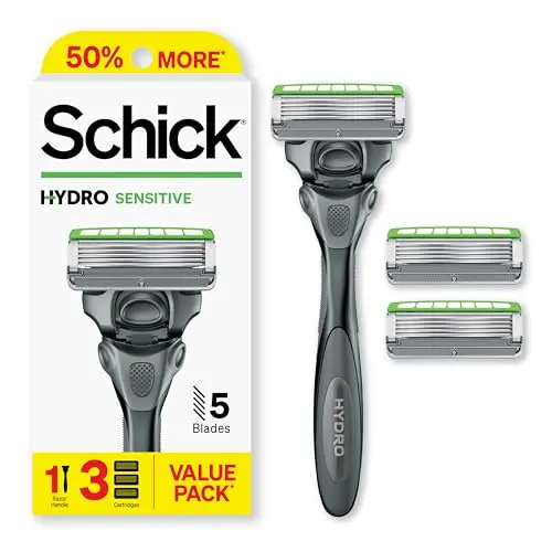 5-Blade Razor with 3 Cartridges