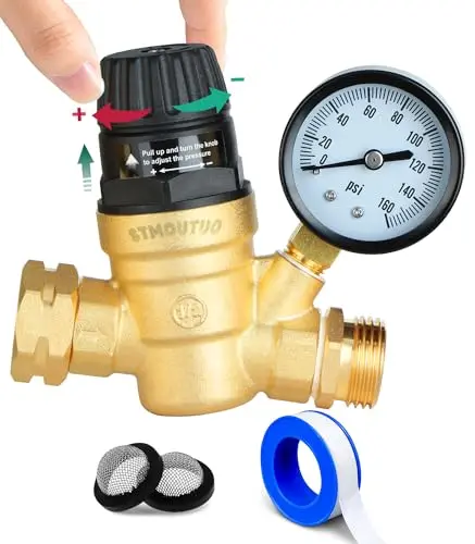 Consistent-Pressure Brass Regulator