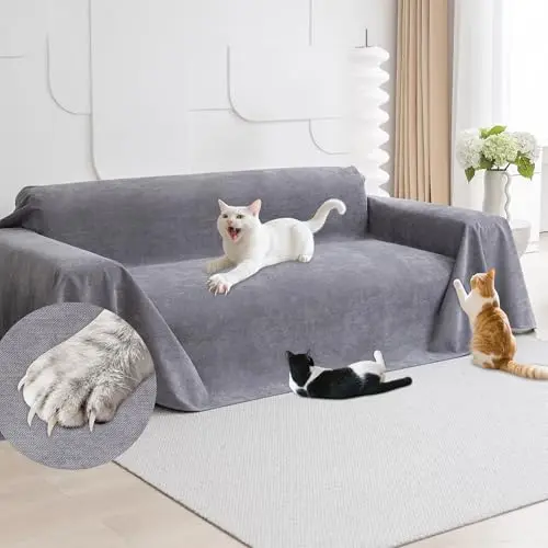 Anti-Slip, Waterproof, Full-Cover Scratching & Spill Shield (Gray)